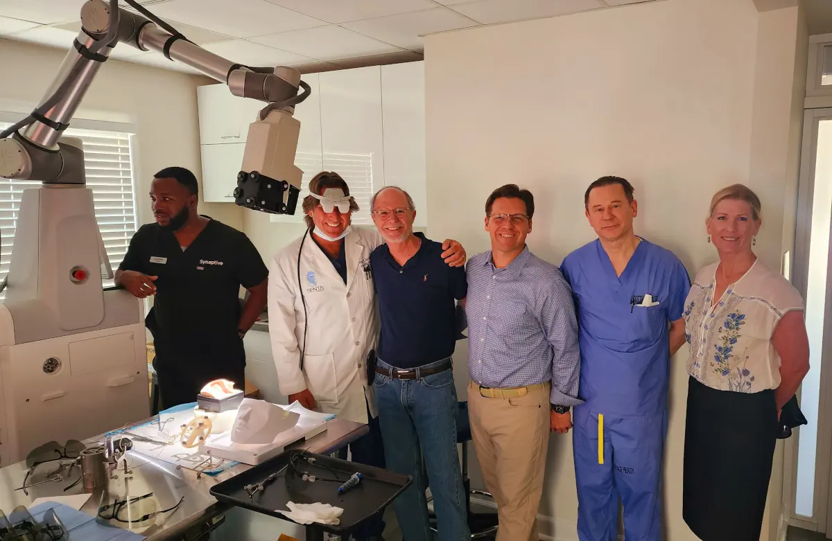 Dr. Mansfield and his team